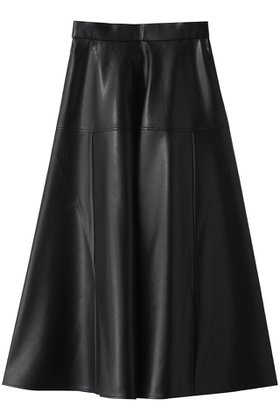 【マリリンムーン/MARILYN MOON】のソフトフェイクレザーサーキュラースカート 人気、トレンドファッション・服の通販 founy(ファニー) ファッション Fashion レディースファッション Fashion for Women スカート Skirts 2025年 2025 2025-2026秋冬・A/W Autumn/Winter 2025–26 AW25–26 ドレープ Drape, Draping Fabric モダン Modern, Contemporary A/W・秋冬 Autumn/Winter |ID:prp329100004632888