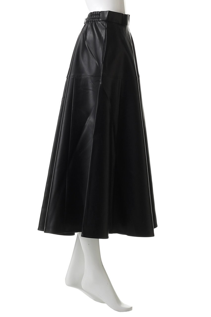 【マリリンムーン/MARILYN MOON】のソフトフェイクレザーサーキュラースカート 人気、トレンドファッション・服の通販 founy(ファニー) 　ファッション　Fashion　レディースファッション　Fashion for Women　スカート　Skirts　2025年　2025　2025-2026秋冬・A/W　Autumn/Winter 2025–26 AW25–26　ドレープ　Drape, Draping Fabric　モダン　Modern, Contemporary　A/W・秋冬　Autumn/Winter　other-3|ID: prp329100004632888 ipo3291000000033342305