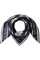 【アルアバイル/allureville】のスケッチフラワースカーフ ネイビー|ID: prp329100004633579 ipo3291000000036013091