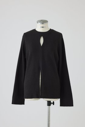【リムアーク/RIM.ARK】 Open skin thermal tops/トップス人気、トレンドファッション・服の通販 founy(ファニー) ファッション Fashion レディースファッション Fashion for Women トップス・カットソー Cut & Sew Tops シャツ・ブラウス・オフィスカジュアル Elegant Blouses & Button-Ups ロングTシャツ・Tシャツ Longline T-Shirts & Tees カットソー・ベーシックTシャツ Cut-and-Sewn Tops / Stretch Tees & Basics オーバル Oval Design サーマル Thermal, Waffle Knit スリーブ Sleeve, Long Sleeve / Short Sleeve フロント Front, Front Design モダン Modern, Contemporary ロング Long, Long-Length 新作・新入荷 New Arrivals / New In |ID:prp329100004633580