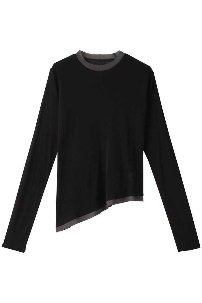 【リムアーク/RIM.ARK】のCotton diagonal cut tops/カットソー インテリア・キッズ・メンズ・レディースファッション・服の通販 founy(ファニー) https://founy.com/ ファッション Fashion レディースファッション Fashion for Women トップス・カットソー Cut & Sew Tops シャツ・ブラウス・オフィスカジュアル Elegant Blouses & Button-Ups ロングTシャツ・Tシャツ Longline T-Shirts & Tees カットソー・ベーシックTシャツ Cut-and-Sewn Tops / Stretch Tees & Basics インナー Innerwear カッティング Cutting Detail カットソー Cut and Sewn Top スリーブ Sleeve, Long Sleeve / Short Sleeve ロング Long, Long-Length 軽量 Lightweight, Ultra Light |ID: prp329100004633582 ipo3291000000033356111