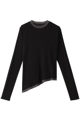 【リムアーク/RIM.ARK】 Cotton diagonal cut tops/カットソー人気、トレンドファッション・服の通販 founy(ファニー) ファッション Fashion レディースファッション Fashion for Women トップス・カットソー Cut & Sew Tops シャツ・ブラウス・オフィスカジュアル Elegant Blouses & Button-Ups ロングTシャツ・Tシャツ Longline T-Shirts & Tees カットソー・ベーシックTシャツ Cut-and-Sewn Tops / Stretch Tees & Basics インナー Innerwear カッティング Cutting Detail カットソー Cut and Sewn Top スリーブ Sleeve, Long Sleeve / Short Sleeve ロング Long, Long-Length 軽量 Lightweight, Ultra Light |ID:prp329100004633582