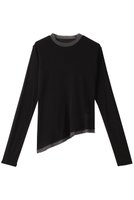 【リムアーク/RIM.ARK】のCotton diagonal cut tops/カットソー 人気、トレンドファッション・服の通販 founy(ファニー) ファッション Fashion レディースファッション Fashion for Women トップス・カットソー Cut & Sew Tops シャツ・ブラウス・オフィスカジュアル Elegant Blouses & Button-Ups ロングTシャツ・Tシャツ Longline T-Shirts & Tees カットソー・ベーシックTシャツ Cut-and-Sewn Tops / Stretch Tees & Basics インナー Innerwear カッティング Cutting Detail カットソー Cut and Sewn Top スリーブ Sleeve, Long Sleeve / Short Sleeve ロング Long, Long-Length 軽量 Lightweight, Ultra Light |ID:prp329100004633582