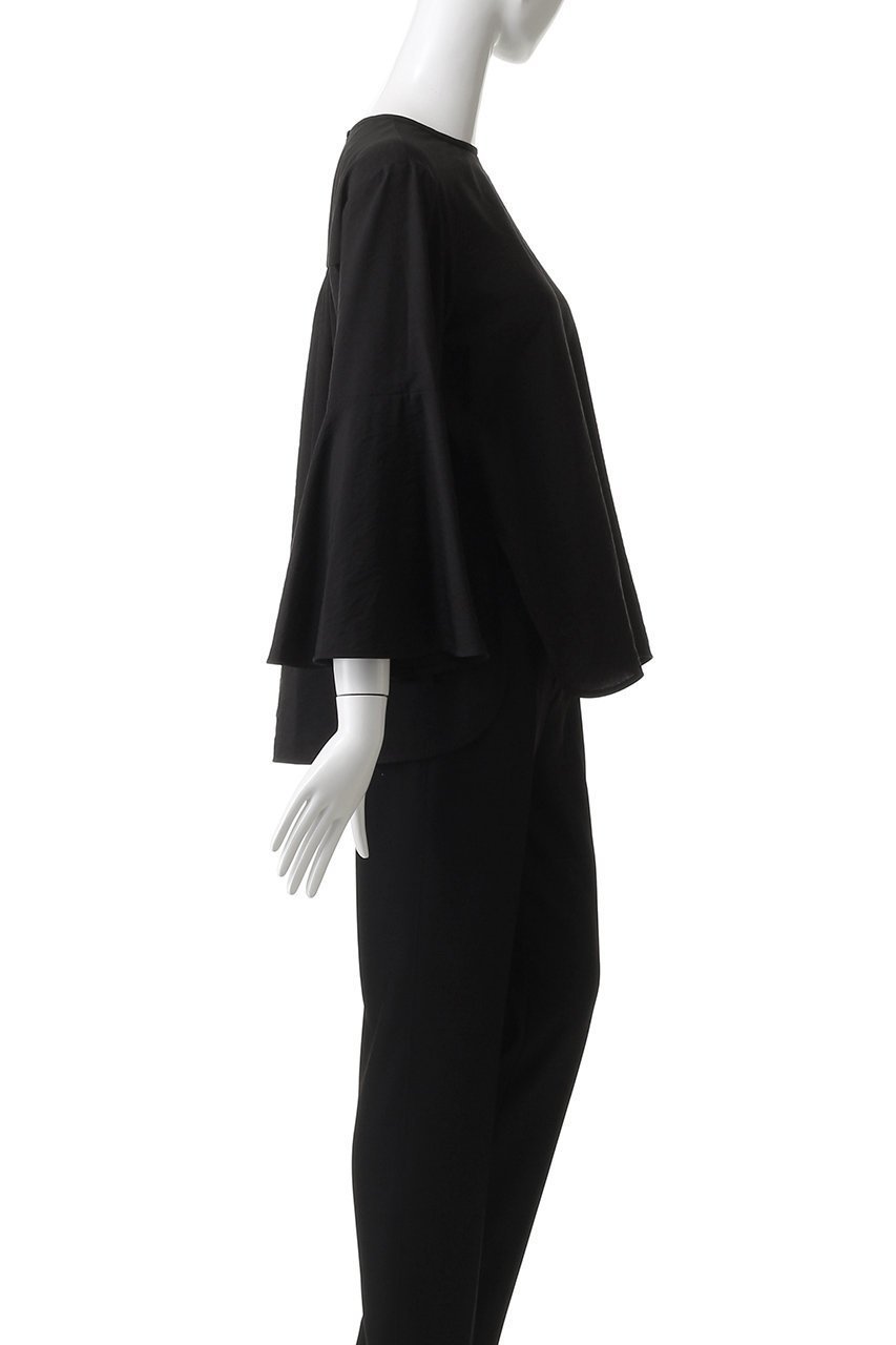 【デパリエ/DEPAREILLE】のシルクフレアスリーブブラウス 人気、トレンドファッション・服の通販 founy(ファニー) 　ファッション　Fashion　レディースファッション　Fashion for Women　トップス・カットソー　Cut & Sew Tops　シャツ・ブラウス・オフィスカジュアル　Elegant Blouses & Button-Ups　なめらか　Smooth, Silky Texture　ギャザー　Gathered, Ruffled　シルク　Silk, 100% Silk　シンプル　Simple, Minimal　スリット　Slit, Slit Detail　スリーブ　Sleeve, Long Sleeve / Short Sleeve　フレア　Flare, Flared　ロング　Long, Long-Length　エレガント 上品　Elegant　other-3|ID: prp329100004633586 ipo3291000000035644677