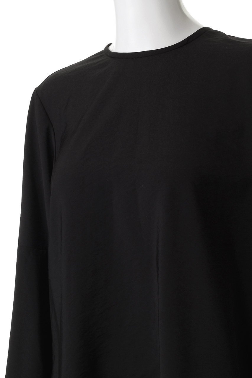 【デパリエ/DEPAREILLE】のシルクフレアスリーブブラウス 人気、トレンドファッション・服の通販 founy(ファニー) 　ファッション　Fashion　レディースファッション　Fashion for Women　トップス・カットソー　Cut & Sew Tops　シャツ・ブラウス・オフィスカジュアル　Elegant Blouses & Button-Ups　なめらか　Smooth, Silky Texture　ギャザー　Gathered, Ruffled　シルク　Silk, 100% Silk　シンプル　Simple, Minimal　スリット　Slit, Slit Detail　スリーブ　Sleeve, Long Sleeve / Short Sleeve　フレア　Flare, Flared　ロング　Long, Long-Length　エレガント 上品　Elegant　other-5|ID: prp329100004633586 ipo3291000000035644681