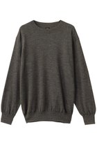 【バトナー/BATONER / MEN】の【MEN】ラミー ウール クルー ネック オリーブ|ID:prp329100004633587