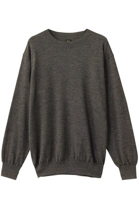 【バトナー/BATONER / MEN】 【MEN】ラミー ウール クルーネック人気、トレンドファッション・服の通販 founy(ファニー) ファッション Fashion メンズファッション Fashion for Men トップス・カットソー Cut & Sew Tops ニット・セーター / 定番トップス Knit Tops & Sweaters シンプル Simple, Minimal スラックス Slacks, Dress Pants センター Center, Center Line デニム Denim, Jeans Material 定番 Standard, Basic Item |ID:prp329100004633587