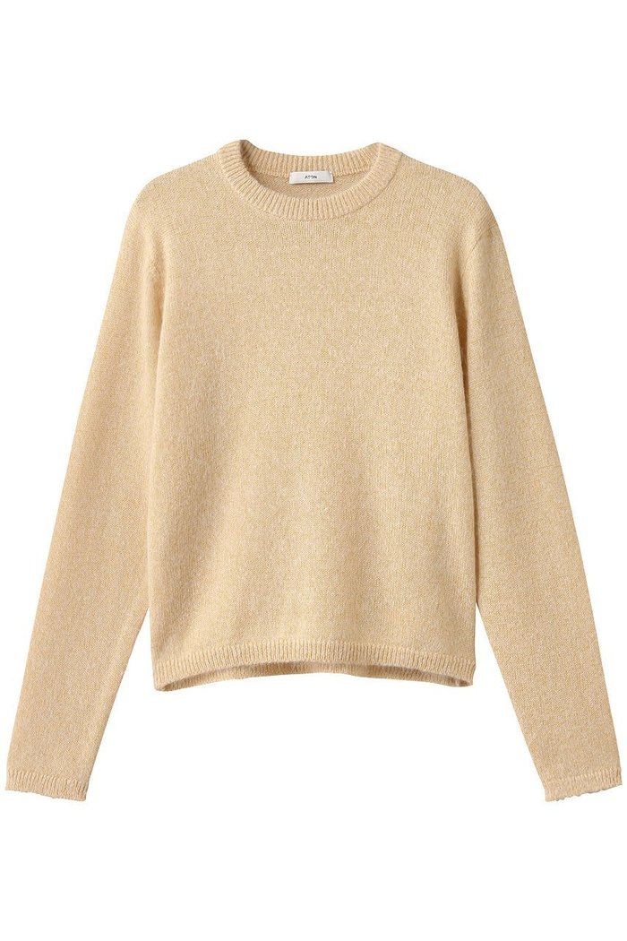 【ガリャルダガランテ/GALLARDAGALANTE】の【ATON】アルパカシルククルーネックニット インテリア・キッズ・メンズ・レディースファッション・服の通販 founy(ファニー) https://founy.com/ ファッション Fashion レディースファッション Fashion for Women トップス・カットソー Cut & Sew Tops ニット Knit Tops & Sweaters カジュアルプルオーバー・ニットトップス Pullovers & Knit Tops / Casual Pullovers おすすめ Recommended / Our Picks イエロー Yellow シアー Sheer, See-Through シルク Silk, 100% Silk ハイネック High Neck, Mock Neck 冬 Winter / This Winter 秋 Autumn A/W・秋冬 Autumn/Winter |ID: prp329100004633589 ipo3291000000036013100