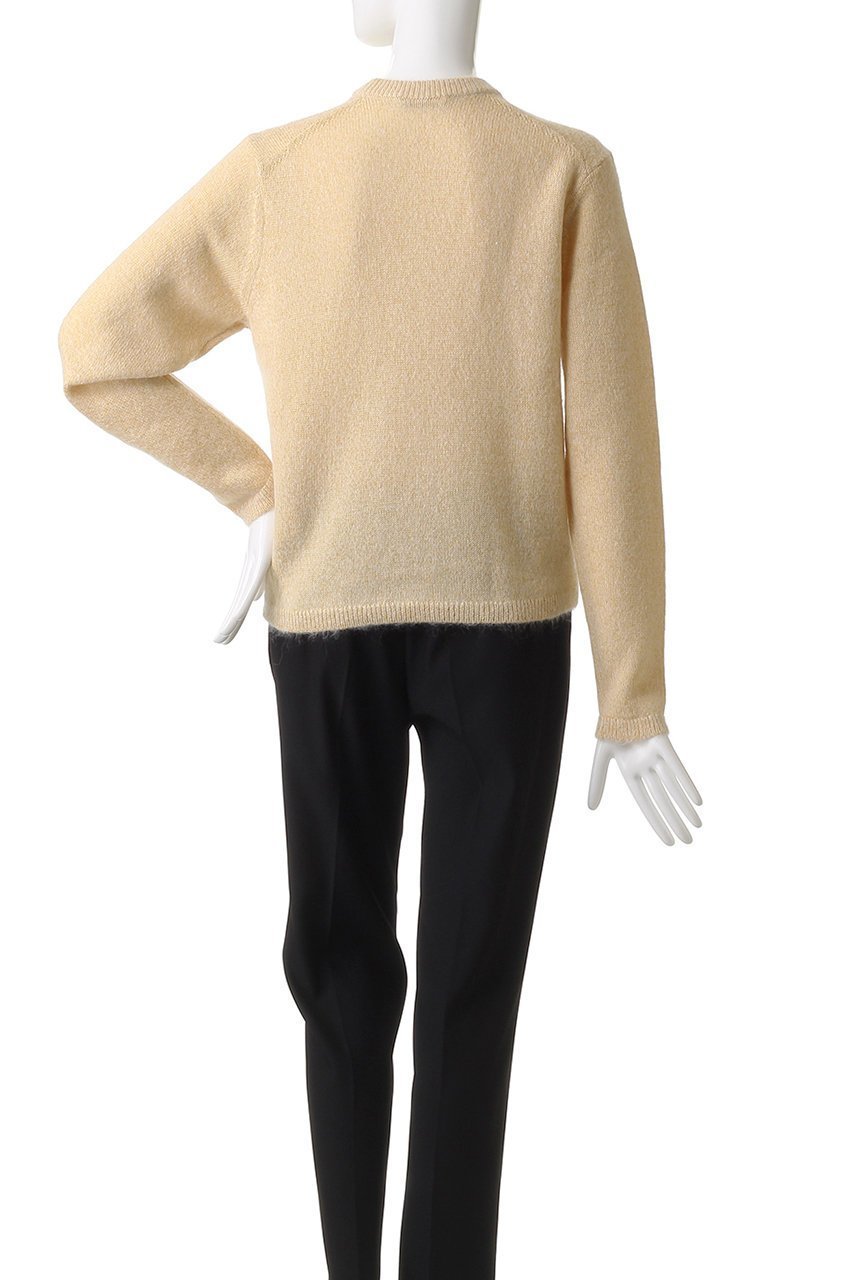 【ガリャルダガランテ/GALLARDAGALANTE】の【ATON】アルパカシルククルーネックニット 人気、トレンドファッション・服の通販 founy(ファニー) 　ファッション　Fashion　レディースファッション　Fashion for Women　トップス・カットソー　Cut & Sew Tops　ニット　Knit Tops & Sweaters　カジュアルプルオーバー・ニットトップス　Pullovers & Knit Tops / Casual Pullovers　おすすめ　Recommended / Our Picks　イエロー　Yellow　シアー　Sheer, See-Through　シルク　Silk, 100% Silk　ハイネック　High Neck, Mock Neck　冬　Winter / This Winter　秋　Autumn　A/W・秋冬　Autumn/Winter　other-4|ID: prp329100004633589 ipo3291000000036516931