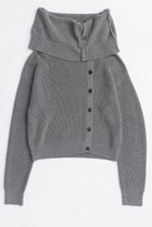 【メゾンスペシャル/MAISON SPECIAL】のMultiway Off Shoulder Knit Pullover/マルチウェイオフショルニットプルオーバー 人気、トレンドファッション・服の通販 founy(ファニー) ファッション Fashion レディースファッション Fashion for Women トップス・カットソー Cut & Sew Tops ニット Knit Tops & Sweaters カジュアルプルオーバー・ニットトップス Pullovers & Knit Tops / Casual Pullovers カーディガン Cardigan, Knitwear シンプル Simple, Minimal ストレート Straight, Straight Cut スリーブ Sleeve, Long Sleeve / Short Sleeve ハイネック High Neck, Mock Neck バランス Balance, Style Balance フロント Front, Front Design 防寒 Cold Protection, Winter-Ready メランジ Melange, Mixed Yarn リラックス Relax, Relaxed Fit A/W・秋冬 Autumn/Winter 2025年 2025 2025-2026秋冬・A/W Autumn/Winter 2025–26 AW25–26 thumbnail GRY(グレー)|ID: prp329100004633590 ipo3291000000033356181