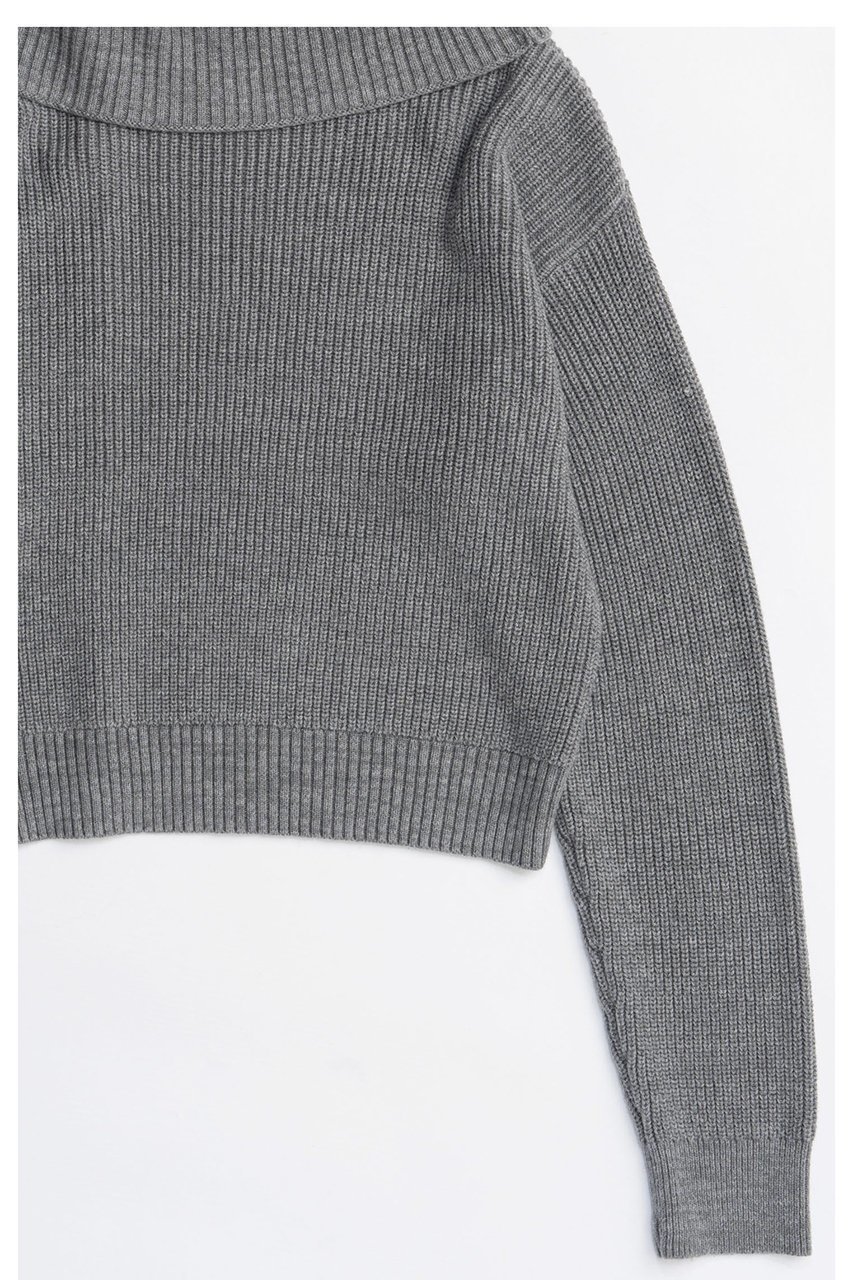 【メゾンスペシャル/MAISON SPECIAL】のMultiway Off Shoulder Knit Pullover/マルチウェイオフショルニットプルオーバー 人気、トレンドファッション・服の通販 founy(ファニー) 　ファッション　Fashion　レディースファッション　Fashion for Women　トップス・カットソー　Cut & Sew Tops　ニット　Knit Tops & Sweaters　カジュアルプルオーバー・ニットトップス　Pullovers & Knit Tops / Casual Pullovers　カーディガン　Cardigan, Knitwear　シンプル　Simple, Minimal　ストレート　Straight, Straight Cut　スリーブ　Sleeve, Long Sleeve / Short Sleeve　ハイネック　High Neck, Mock Neck　バランス　Balance, Style Balance　フロント　Front, Front Design　防寒　Cold Protection, Winter-Ready　メランジ　Melange, Mixed Yarn　リラックス　Relax, Relaxed Fit　A/W・秋冬　Autumn/Winter　2025年　2025　2025-2026秋冬・A/W　Autumn/Winter 2025–26 AW25–26　other-7|ID: prp329100004633590 ipo3291000000033356190