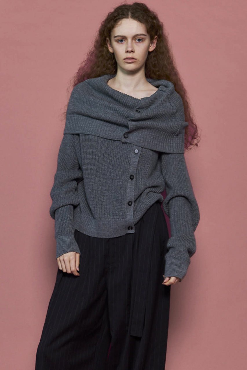 【メゾンスペシャル/MAISON SPECIAL】のMultiway Off Shoulder Knit Pullover/マルチウェイオフショルニットプルオーバー 人気、トレンドファッション・服の通販 founy(ファニー) 　ファッション　Fashion　レディースファッション　Fashion for Women　トップス・カットソー　Cut & Sew Tops　ニット　Knit Tops & Sweaters　カジュアルプルオーバー・ニットトップス　Pullovers & Knit Tops / Casual Pullovers　カーディガン　Cardigan, Knitwear　シンプル　Simple, Minimal　ストレート　Straight, Straight Cut　スリーブ　Sleeve, Long Sleeve / Short Sleeve　ハイネック　High Neck, Mock Neck　バランス　Balance, Style Balance　フロント　Front, Front Design　防寒　Cold Protection, Winter-Ready　メランジ　Melange, Mixed Yarn　リラックス　Relax, Relaxed Fit　A/W・秋冬　Autumn/Winter　2025年　2025　2025-2026秋冬・A/W　Autumn/Winter 2025–26 AW25–26　other-8|ID: prp329100004633590 ipo3291000000033356191