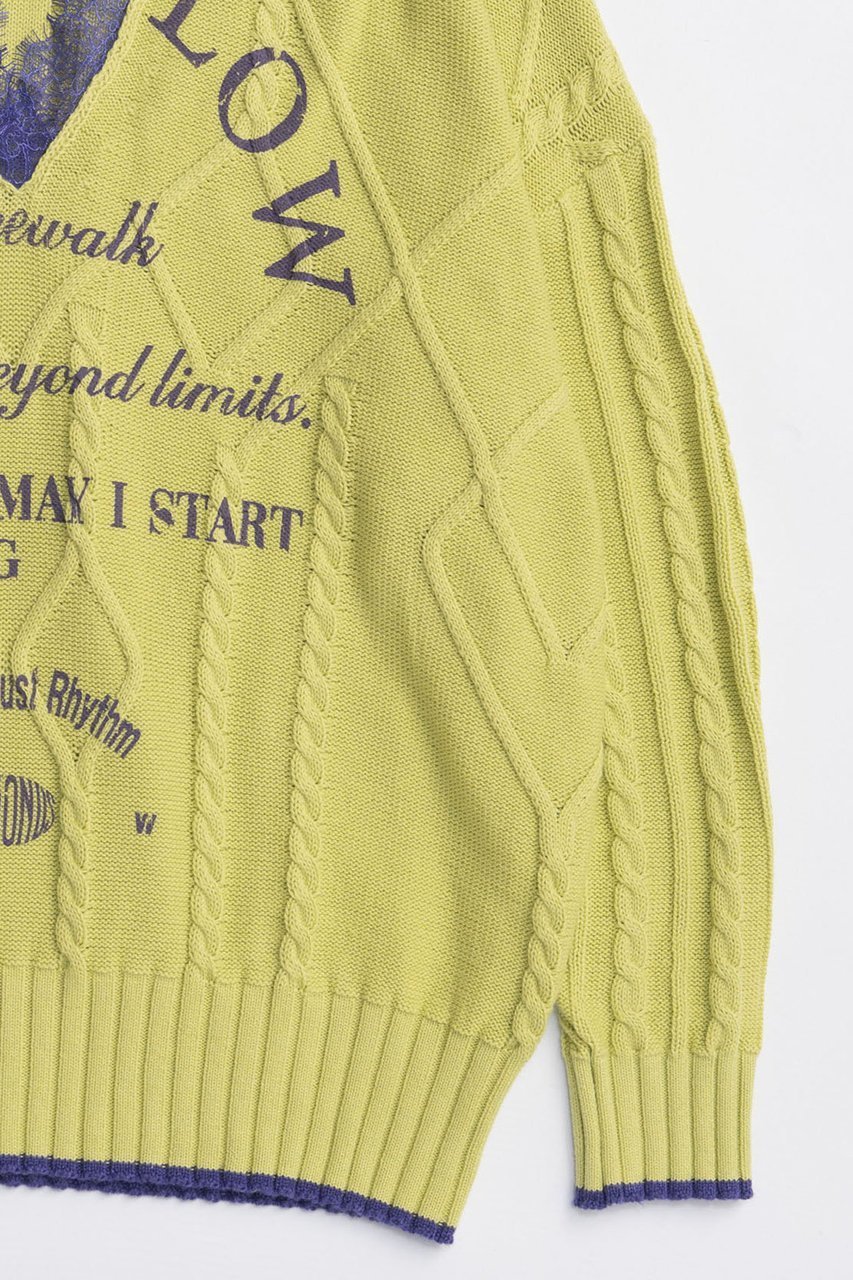 【メゾンスペシャル/MAISON SPECIAL】のPrinted Knit Tops/プリントニットトップス 人気、トレンドファッション・服の通販 founy(ファニー) ファッション Fashion レディースファッション Fashion for Women トップス・カットソー Cut & Sew Tops ニット Knit Tops & Sweaters カジュアルプルオーバー・ニットトップス Pullovers & Knit Tops / Casual Pullovers なめらか Smooth, Silky Texture フェミニン Feminine, Girly プリント Print, Printed Pattern ラバー Rubber, Rubber Sole レース Lace, Lace Fabric other-4|ID: prp329100004633594 ipo3291000000033356231