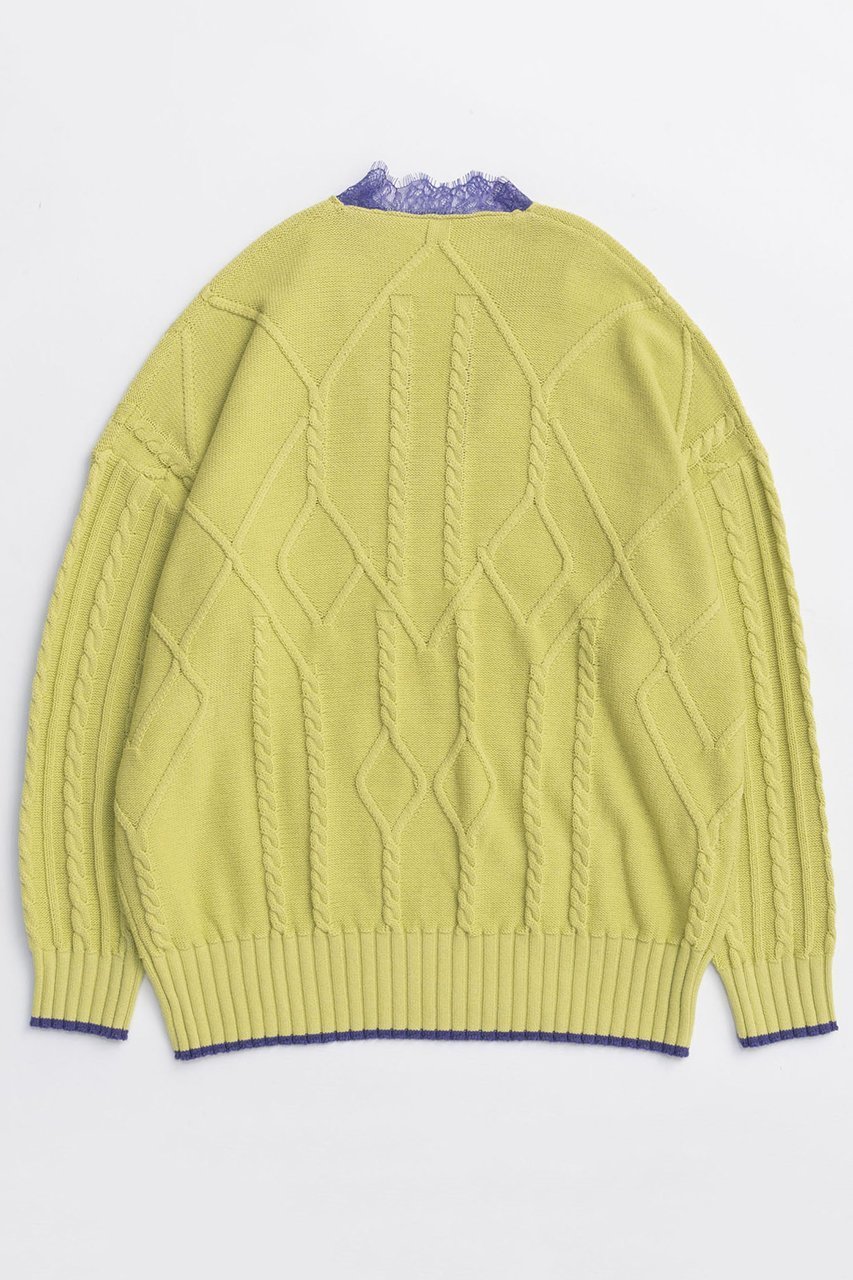 【メゾンスペシャル/MAISON SPECIAL】のPrinted Knit Tops/プリントニットトップス 人気、トレンドファッション・服の通販 founy(ファニー) ファッション Fashion レディースファッション Fashion for Women トップス・カットソー Cut & Sew Tops ニット Knit Tops & Sweaters カジュアルプルオーバー・ニットトップス Pullovers & Knit Tops / Casual Pullovers なめらか Smooth, Silky Texture フェミニン Feminine, Girly プリント Print, Printed Pattern ラバー Rubber, Rubber Sole レース Lace, Lace Fabric other-5|ID: prp329100004633594 ipo3291000000033356233