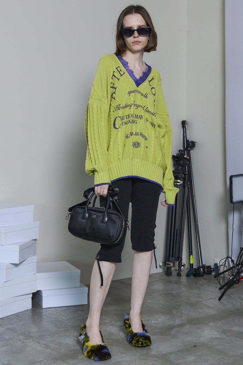 【メゾンスペシャル/MAISON SPECIAL】のPrinted Knit Tops/プリントニットトップス 人気、トレンドファッション・服の通販 founy(ファニー) ファッション Fashion レディースファッション Fashion for Women トップス・カットソー Cut & Sew Tops ニット Knit Tops & Sweaters カジュアルプルオーバー・ニットトップス Pullovers & Knit Tops / Casual Pullovers なめらか Smooth, Silky Texture フェミニン Feminine, Girly プリント Print, Printed Pattern ラバー Rubber, Rubber Sole レース Lace, Lace Fabric other-6|ID: prp329100004633594 ipo3291000000033356235