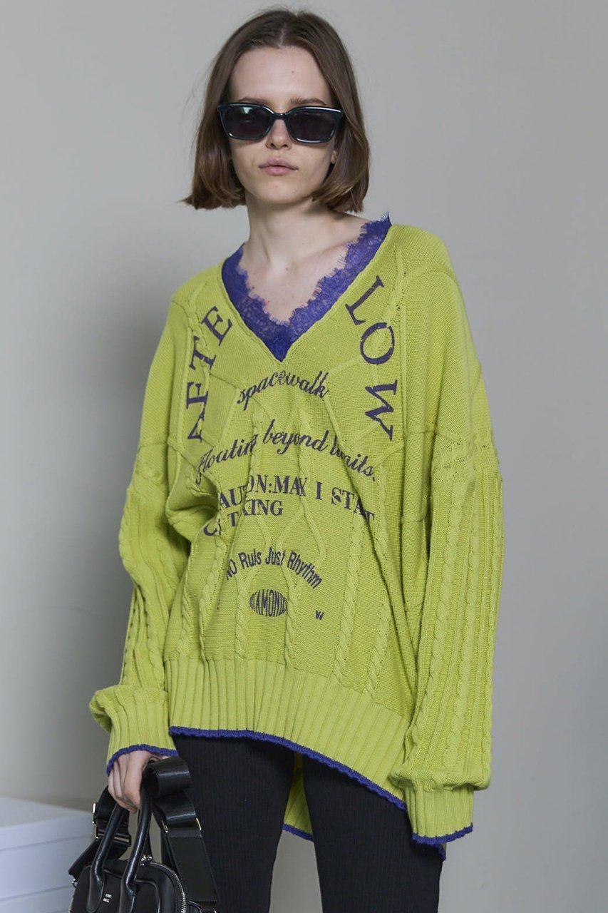メゾンスペシャル/MAISON SPECIAL】のPrinted Knit Tops