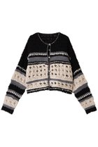 【メゾンスペシャル/MAISON SPECIAL】のHand-knitted Cardigan/ハンドカーディガン BLK(ブラック)|ID: prp329100004633602 ipo3291000000035346028