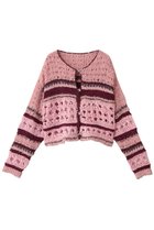【メゾンスペシャル/MAISON SPECIAL】のHand-knitted Cardigan/ハンドカーディガン PNK(ピンク)|ID: prp329100004633602 ipo3291000000035346031