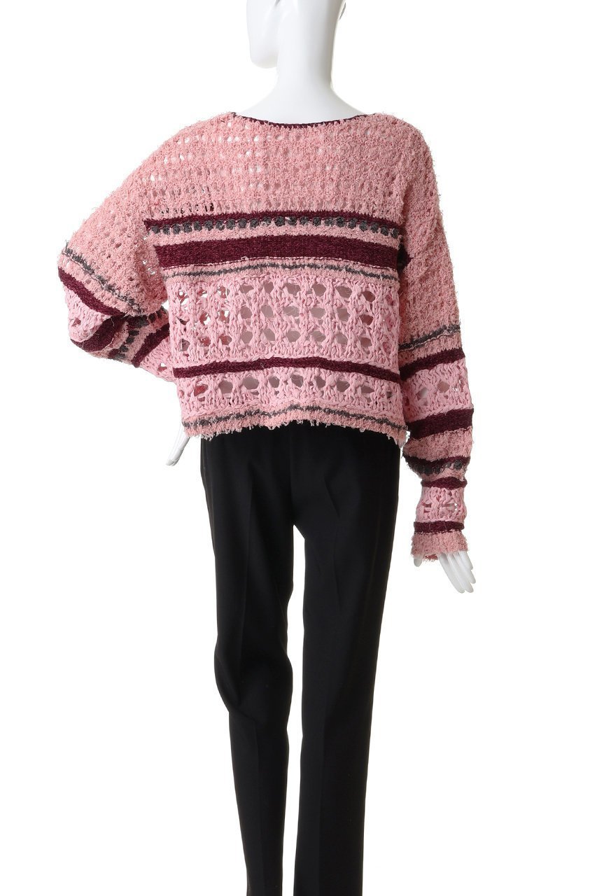 【メゾンスペシャル/MAISON SPECIAL】のHand-knitted Cardigan/ハンドカーディガン 人気、トレンドファッション・服の通販 founy(ファニー) 　ファッション　Fashion　レディースファッション　Fashion for Women　トップス・カットソー　Cut & Sew Tops　ニット　Knit Tops & Sweaters　カーディガン・羽織り　Layered Style Cardigans　おすすめ　Recommended / Our Picks　カーディガン　Cardigan, Knitwear　シンプル　Simple, Minimal　ドッキング　Docking, Mixed Material　ハンド　Hand, Handmade　メッシュ　Mesh, Net Fabric　再入荷　Restock / Back in Stock　手編み　Hand-Knitted, Handmade Knit　羽織　Haori, Light Jacket　other-4|ID: prp329100004633602 ipo3291000000035346034
