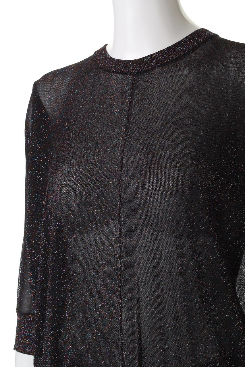 【デパリエ/DEPAREILLE】のラメドルマンクルーネックニット 人気、トレンドファッション・服の通販 founy(ファニー) 　ファッション　Fashion　レディースファッション　Fashion for Women　トップス・カットソー　Cut & Sew Tops　ニット　Knit Tops & Sweaters　カジュアルプルオーバー・ニットトップス　Pullovers & Knit Tops / Casual Pullovers　エレガント 上品　Elegant　other-5|ID: prp329100004633604 ipo3291000000035510304