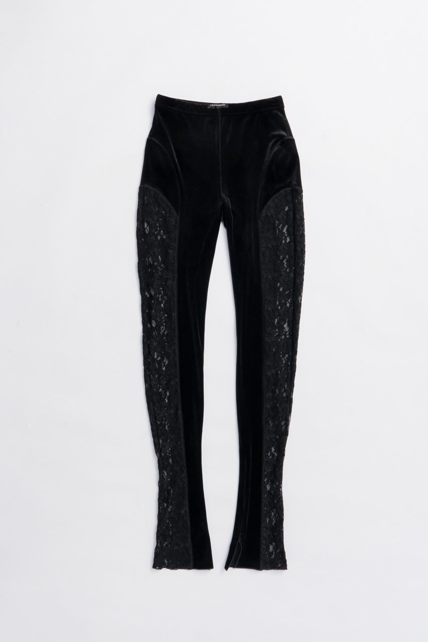 【プランク プロジェクト/PRANK PROJECT】のジップヘムレギンス / Zip Hem Leggings インテリア・キッズ・メンズ・レディースファッション・服の通販 founy(ファニー) 　ファッション　Fashion　レディースファッション　Fashion for Women　パンツ　Pants & Trousers　レギンス　Leggings & Stretch Pants　レッグウェア・ストッキング　Legwear & Hosiery　2025年　2025　2025-2026秋冬・A/W　Autumn/Winter 2025–26 AW25–26　おすすめ　Recommended / Our Picks　コンビ　Combo, Combination Style　ストレッチ　Stretch, Stretchy Fabric　スリット　Slit, Slit Detail　フレア　Flare, Flared　ベロア　Velour, Soft Velvet　レギンス　Leggings, Stretch Pants　レース　Lace, Lace Fabric　A/W・秋冬　Autumn/Winter　MLT(マルチカラー)|ID: prp329100004634654 ipo3291000000033369325