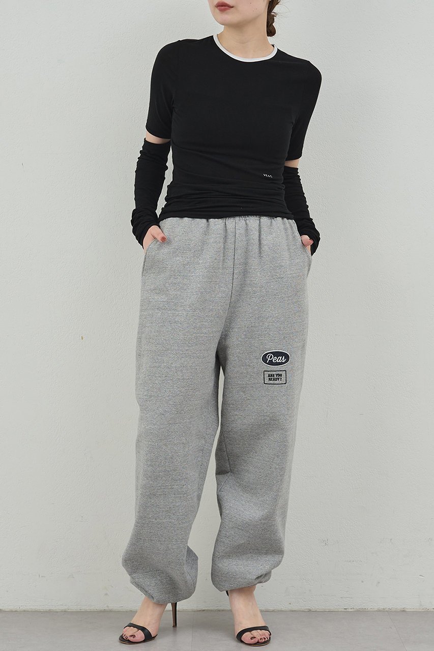 【ガリャルダガランテ/GALLARDAGALANTE】の【PEAS】リンガーベロアロンT 人気、トレンドファッション・服の通販 founy(ファニー) 　ファッション　Fashion　レディースファッション　Fashion for Women　トップス・カットソー　Cut & Sew Tops　シャツ・ブラウス・オフィスカジュアル　Elegant Blouses & Button-Ups　ロングTシャツ・Tシャツ　Longline T-Shirts & Tees　カットソー・ベーシックTシャツ　Cut-and-Sewn Tops / Stretch Tees & Basics　ベロアトップス　Velour Tops / Velvet-Look Items　2025年　2025　2025-2026秋冬・A/W　Autumn/Winter 2025–26 AW25–26　ウォーム　Warm Fabric　コンシャス　Conscious, Bodycon　スリーブ　Sleeve, Long Sleeve / Short Sleeve　デニム　Denim, Jeans Material　フィット　Fit, Slim Fit　ロング　Long, Long-Length　A/W・秋冬　Autumn/Winter　other-2|ID: prp329100004634655 ipo3291000000033369332
