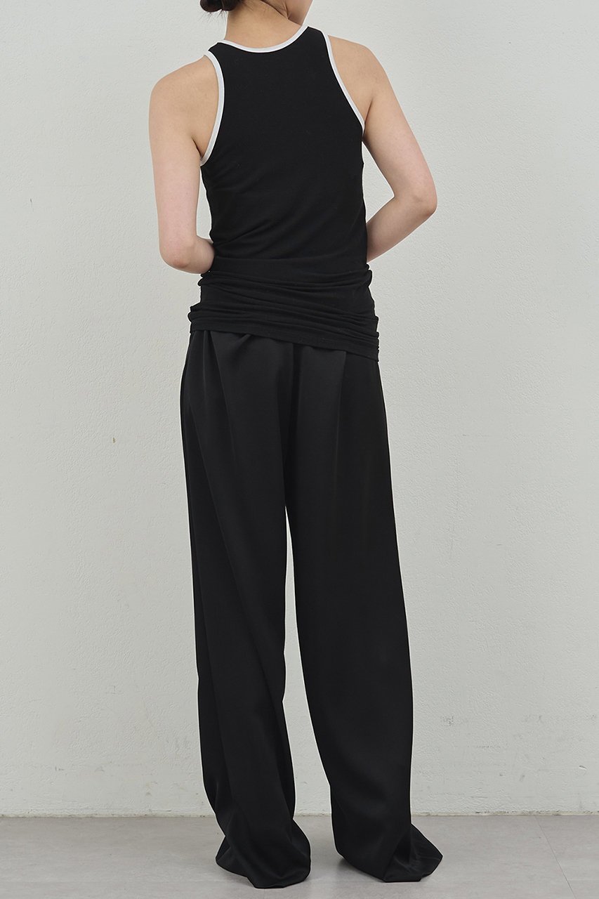 【ガリャルダガランテ/GALLARDAGALANTE】の【PEAS】リンガーベアタンク 人気、トレンドファッション・服の通販 founy(ファニー) 　ファッション　Fashion　レディースファッション　Fashion for Women　トップス・カットソー　Cut & Sew Tops　キャミソール&ノースリーブ　Camisoles & Sleeveless Tops　シャツ・ブラウス・オフィスカジュアル　Elegant Blouses & Button-Ups　ロングTシャツ・Tシャツ　Longline T-Shirts & Tees　カットソー・ベーシックTシャツ　Cut-and-Sewn Tops / Stretch Tees & Basics　2025年　2025　2025-2026秋冬・A/W　Autumn/Winter 2025–26 AW25–26　キャミソール　Camisole, Spaghetti Strap Top　コンパクト　Compact, Small Size　タンク　Tank Top, Sleeveless Top　デニム　Denim, Jeans Material　フィット　Fit, Slim Fit　ベスト　Vest, Waistcoat　A/W・秋冬　Autumn/Winter　other-4|ID: prp329100004634656 ipo3291000000033369343