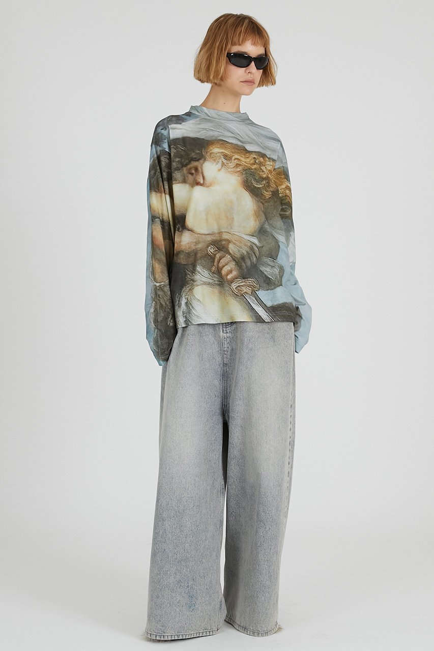 【プランク プロジェクト/PRANK PROJECT】のマイソロジープリントロンT / Mythology Print Long Sleev Tee 人気、トレンドファッション・服の通販 founy(ファニー) 　ファッション　Fashion　レディースファッション　Fashion for Women　トップス・カットソー　Cut & Sew Tops　シャツ・ブラウス・オフィスカジュアル　Elegant Blouses & Button-Ups　ロングTシャツ・Tシャツ　Longline T-Shirts & Tees　カットソー・ベーシックTシャツ　Cut-and-Sewn Tops / Stretch Tees & Basics　ショート　Short, Short Length　スリーブ　Sleeve, Long Sleeve / Short Sleeve　プリント　Print, Printed Pattern　モチーフ　Motif, Design Theme　other-6|ID: prp329100004634658 ipo3291000000035753324