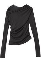 【プランク プロジェクト/PRANK PROJECT】のウールブレンドジャージトップ / Wool Blend Jersey Top C.GRY(チャコールグレー)|ID: prp329100004634659 ipo3291000000036181655