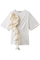 【プランク プロジェクト/PRANK PROJECT】のローズラッフルTEE / Rose Ruffled T-Shirt WHT(ホワイト)|ID: prp329100004634661 ipo3291000000035452118