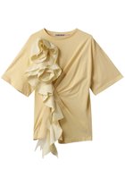 【プランク プロジェクト/PRANK PROJECT】のローズラッフルTEE / Rose Ruffled T-Shirt YEL(イエロー)|ID: prp329100004634661 ipo3291000000035452119