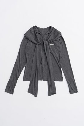 【プランク プロジェクト/PRANK PROJECT】のボウタイトップス / Bow Tie Tops 人気、トレンドファッション・服の通販 founy(ファニー) ファッション Fashion レディースファッション Fashion for Women トップス・カットソー Cut & Sew Tops シャツ・ブラウス・オフィスカジュアル Elegant Blouses & Button-Ups ロングTシャツ・Tシャツ Longline T-Shirts & Tees カットソー・ベーシックTシャツ Cut-and-Sewn Tops / Stretch Tees & Basics 2025年 2025 2025-2026秋冬・A/W Autumn/Winter 2025–26 AW25–26 おすすめ Recommended / Our Picks カットソー Cut and Sewn Top ジャケット Jacket, Outerwear スリーブ Sleeve, Long Sleeve / Short Sleeve リボン Ribbon, Bow ロング Long, Long-Length A/W・秋冬 Autumn/Winter |ID:prp329100004634663