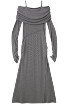 【プランク プロジェクト/PRANK PROJECT】のオフショルダーロングドレス / Off-the-shoulder Long Dress MLT(マルチカラー)|ID: prp329100004634664 ipo3291000000036181701