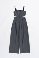【プランク プロジェクト/PRANK PROJECT】のサイドカットアウトコンビメゾン / Side Cutout Combination Dress 人気、トレンドファッション・服の通販 founy(ファニー) ファッション Fashion レディースファッション Fashion for Women ワンピース Dresses フォーマル・パーティードレス・結婚式用ドレス Elegant & Casual Dresses チュニック Tunic Tops & Dresses 2025年 2025 2025-2026秋冬・A/W Autumn/Winter 2025–26 AW25–26 コンビネゾン Jumpsuit, All-in-One ストレート Straight, Straight Cut チュニック Tunic, Long Top メッシュ Mesh, Net Fabric ロング Long, Long-Length ワイド Wide, Wide Fit 切替 Switching, Contrast Panel A/W・秋冬 Autumn/Winter |ID:prp329100004634665