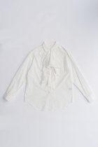 【プランク プロジェクト/PRANK PROJECT】のラッフルブラウス / Ruffle Blouse 人気、トレンドファッション・服の通販 founy(ファニー) ファッション Fashion レディースファッション Fashion for Women トップス・カットソー Cut & Sew Tops シャツ・ブラウス・オフィスカジュアル Elegant Blouses & Button-Ups 2025年 2025 2025-2026秋冬・A/W Autumn/Winter 2025–26 AW25–26 おすすめ Recommended / Our Picks クラシック Classic, Timeless Style ストライプ Stripe, Striped Pattern スラックス Slacks, Dress Pants スリーブ Sleeve, Long Sleeve / Short Sleeve デニム Denim, Jeans Material ラッフル Ruffle, Frill ロング Long, Long-Length A/W・秋冬 Autumn/Winter thumbnail WHT(ホワイト)|ID: prp329100004634668 ipo3291000000033369450