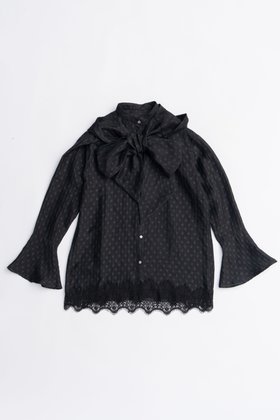 【プランク プロジェクト/PRANK PROJECT】のボウタイシャツ / Bow tie shirt 人気、トレンドファッション・服の通販 founy(ファニー) ファッション Fashion レディースファッション Fashion for Women トップス・カットソー Cut & Sew Tops シャツ・ブラウス・オフィスカジュアル Elegant Blouses & Button-Ups 2025年 2025 2025-2026秋冬・A/W Autumn/Winter 2025–26 AW25–26 おすすめ Recommended / Our Picks シアー Sheer, See-Through シルク Silk, 100% Silk ジャケット Jacket, Outerwear スリーブ Sleeve, Long Sleeve / Short Sleeve タイプライター Typewriter Fabric, Crisp Cotton ドット Polka Dot, Dot Pattern レース Lace, Lace Fabric ロング Long, Long-Length A/W・秋冬 Autumn/Winter |ID:prp329100004634673
