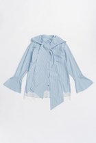 【プランク プロジェクト/PRANK PROJECT】のボウタイシャツ / Bow tie shirt 人気、トレンドファッション・服の通販 founy(ファニー) ファッション Fashion レディースファッション Fashion for Women トップス・カットソー Cut & Sew Tops シャツ・ブラウス・オフィスカジュアル Elegant Blouses & Button-Ups 2025年 2025 2025-2026秋冬・A/W Autumn/Winter 2025–26 AW25–26 おすすめ Recommended / Our Picks シアー Sheer, See-Through シルク Silk, 100% Silk ジャケット Jacket, Outerwear スリーブ Sleeve, Long Sleeve / Short Sleeve タイプライター Typewriter Fabric, Crisp Cotton ドット Polka Dot, Dot Pattern レース Lace, Lace Fabric ロング Long, Long-Length A/W・秋冬 Autumn/Winter thumbnail BLU(ブルー)|ID: prp329100004634673 ipo3291000000033369511