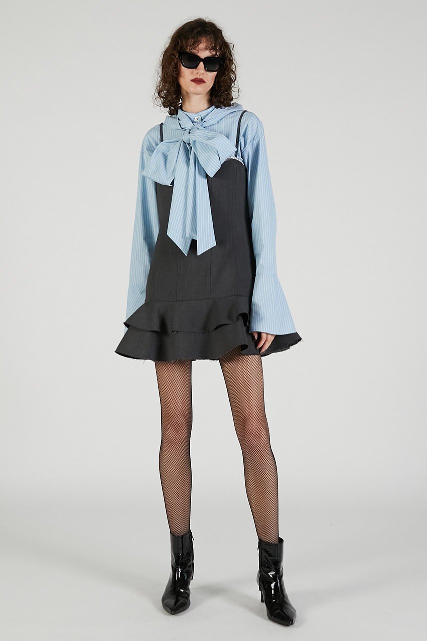 【プランク プロジェクト/PRANK PROJECT】のボウタイシャツ / Bow tie shirt 人気、トレンドファッション・服の通販 founy(ファニー) 　ファッション　Fashion　レディースファッション　Fashion for Women　トップス・カットソー　Cut & Sew Tops　シャツ・ブラウス・オフィスカジュアル　Elegant Blouses & Button-Ups　2025年　2025　2025-2026秋冬・A/W　Autumn/Winter 2025–26 AW25–26　おすすめ　Recommended / Our Picks　シアー　Sheer, See-Through　シルク　Silk, 100% Silk　ジャケット　Jacket, Outerwear　スリーブ　Sleeve, Long Sleeve / Short Sleeve　タイプライター　Typewriter Fabric, Crisp Cotton　ドット　Polka Dot, Dot Pattern　レース　Lace, Lace Fabric　ロング　Long, Long-Length　A/W・秋冬　Autumn/Winter　other-2|ID: prp329100004634673 ipo3291000000033369512
