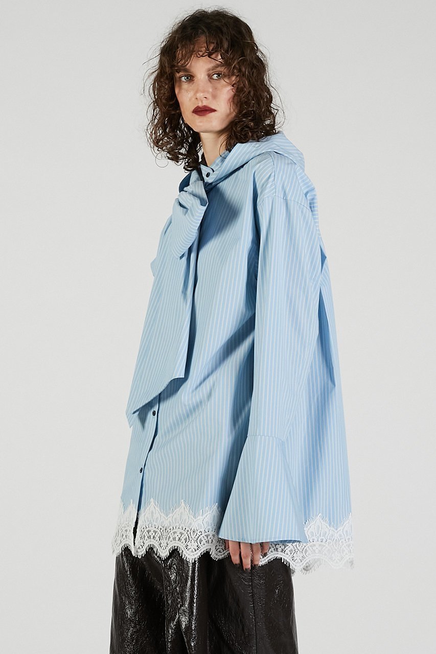 【プランク プロジェクト/PRANK PROJECT】のボウタイシャツ / Bow tie shirt 人気、トレンドファッション・服の通販 founy(ファニー) 　ファッション　Fashion　レディースファッション　Fashion for Women　トップス・カットソー　Cut & Sew Tops　シャツ・ブラウス・オフィスカジュアル　Elegant Blouses & Button-Ups　2025年　2025　2025-2026秋冬・A/W　Autumn/Winter 2025–26 AW25–26　おすすめ　Recommended / Our Picks　シアー　Sheer, See-Through　シルク　Silk, 100% Silk　ジャケット　Jacket, Outerwear　スリーブ　Sleeve, Long Sleeve / Short Sleeve　タイプライター　Typewriter Fabric, Crisp Cotton　ドット　Polka Dot, Dot Pattern　レース　Lace, Lace Fabric　ロング　Long, Long-Length　A/W・秋冬　Autumn/Winter　other-4|ID: prp329100004634673 ipo3291000000033369515