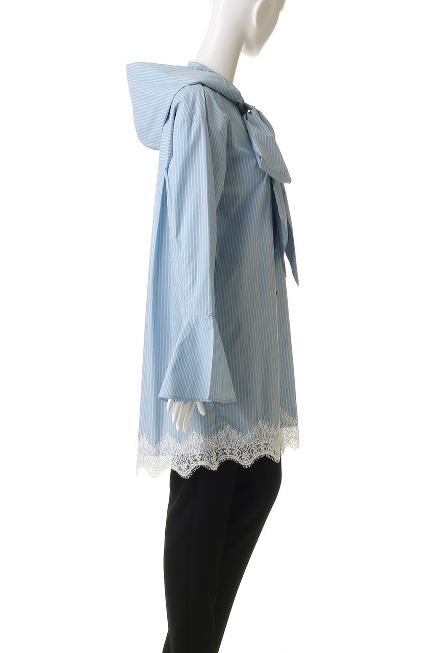 【プランク プロジェクト/PRANK PROJECT】のボウタイシャツ / Bow tie shirt 人気、トレンドファッション・服の通販 founy(ファニー) 　ファッション　Fashion　レディースファッション　Fashion for Women　トップス・カットソー　Cut & Sew Tops　シャツ・ブラウス・オフィスカジュアル　Elegant Blouses & Button-Ups　おすすめ　Recommended / Our Picks　シアー　Sheer, See-Through　シルク　Silk, 100% Silk　ジャケット　Jacket, Outerwear　スリーブ　Sleeve, Long Sleeve / Short Sleeve　タイプライター　Typewriter Fabric, Crisp Cotton　ドット　Polka Dot, Dot Pattern　レース　Lace, Lace Fabric　ロング　Long, Long-Length　再入荷　Restock / Back in Stock　other-5|ID: prp329100004634673 ipo3291000000033948884
