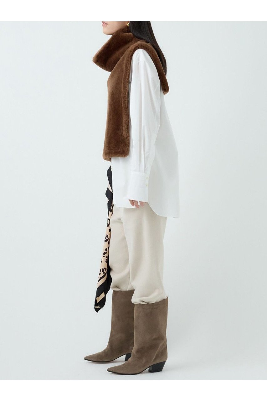 【カオス/Chaos】の【CARUS】別注ポンチョ 人気、トレンドファッション・服の通販 founy(ファニー) 　ファッション　Fashion　レディースファッション　Fashion for Women　アウター　Coat / Outerwear Collection　レディースジャケット・軽アウター　Jackets　ポンチョ・ケープコート　Ponchos & Capes　2025年　2025　2025-2026秋冬・A/W　Autumn/Winter 2025–26 AW25–26　カットソー　Cut and Sewn Top　コレクション　Collection, Seasonal Line　ジャケット　Jacket, Outerwear　フロント　Front, Front Design　ベスト　Vest, Waistcoat　ポンチョ　Poncho, Cape Style　ムートン　Shearling, Mouton　別注　Limited Edition, Custom Order　A/W・秋冬　Autumn/Winter　other-3|ID: prp329100004634676 ipo3291000000033369550