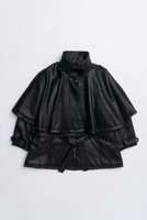 【プランク プロジェクト/PRANK PROJECT】のローベルテッドパディングブルゾン / Low-belted Padded Blouson 人気、トレンドファッション・服の通販 founy(ファニー) ファッション Fashion レディースファッション Fashion for Women アウター Coat / Outerwear Collection レディースジャケット・軽アウター Jackets ブルゾンジャケット・スポーティアウター Blouson Jackets 2025年 2025 2025-2026秋冬・A/W Autumn/Winter 2025–26 AW25–26 ショート Short, Short Length ジャケット Jacket, Outerwear スタンド Stand Collar, Upright Stand フェイクレザー Faux Leather, PU Leather ブルゾン Blouson, Bomber Jacket リアル Real, Realistic 冬 Winter / This Winter A/W・秋冬 Autumn/Winter |ID:prp329100004634678