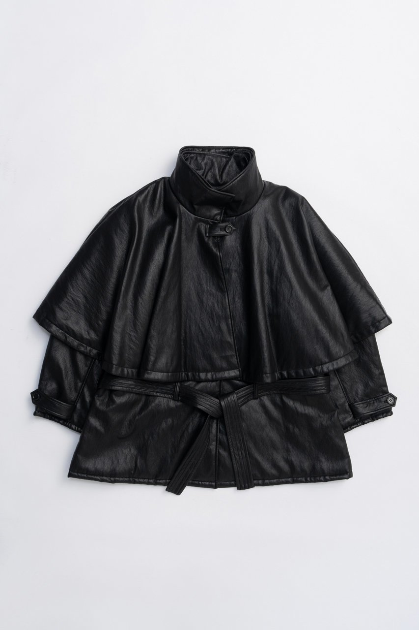 【プランク プロジェクト/PRANK PROJECT】のローベルテッドパディングブルゾン / Low-belted Padded Blouson 人気、トレンドファッション・服の通販 founy(ファニー) 　ファッション　Fashion　レディースファッション　Fashion for Women　アウター　Coat / Outerwear Collection　レディースジャケット・軽アウター　Jackets　ブルゾンジャケット・スポーティアウター　Blouson Jackets　2025年　2025　2025-2026秋冬・A/W　Autumn/Winter 2025–26 AW25–26　ショート　Short, Short Length　ジャケット　Jacket, Outerwear　スタンド　Stand Collar, Upright Stand　フェイクレザー　Faux Leather, PU Leather　ブルゾン　Blouson, Bomber Jacket　リアル　Real, Realistic　冬　Winter / This Winter　A/W・秋冬　Autumn/Winter　 other-1|ID: prp329100004634678 ipo3291000000033369569