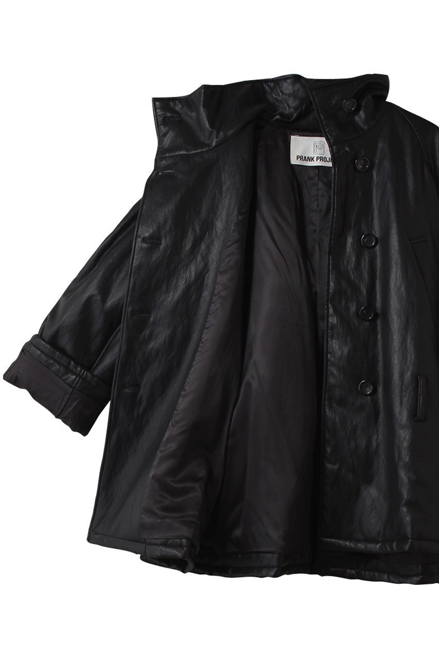 【プランク プロジェクト/PRANK PROJECT】のローベルテッドパディングブルゾン / Low-belted Padded Blouson 人気、トレンドファッション・服の通販 founy(ファニー) 　ファッション　Fashion　レディースファッション　Fashion for Women　アウター　Coat / Outerwear Collection　レディースジャケット・軽アウター　Jackets　ブルゾンジャケット・スポーティアウター　Blouson Jackets　ショート　Short, Short Length　ジャケット　Jacket, Outerwear　スタンド　Stand Collar, Upright Stand　フェイクレザー　Faux Leather, PU Leather　ブルゾン　Blouson, Bomber Jacket　リアル　Real, Realistic　冬　Winter / This Winter　other-6|ID: prp329100004634678 ipo3291000000035630993