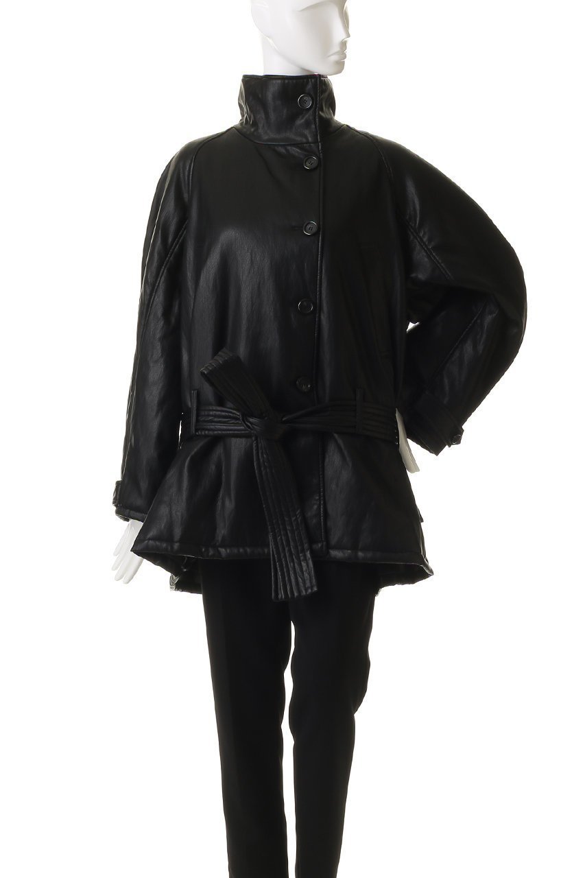 【プランク プロジェクト/PRANK PROJECT】のローベルテッドパディングブルゾン / Low-belted Padded Blouson 人気、トレンドファッション・服の通販 founy(ファニー) 　ファッション　Fashion　レディースファッション　Fashion for Women　アウター　Coat / Outerwear Collection　レディースジャケット・軽アウター　Jackets　ブルゾンジャケット・スポーティアウター　Blouson Jackets　ショート　Short, Short Length　ジャケット　Jacket, Outerwear　スタンド　Stand Collar, Upright Stand　フェイクレザー　Faux Leather, PU Leather　ブルゾン　Blouson, Bomber Jacket　リアル　Real, Realistic　冬　Winter / This Winter　other-7|ID: prp329100004634678 ipo3291000000035630995