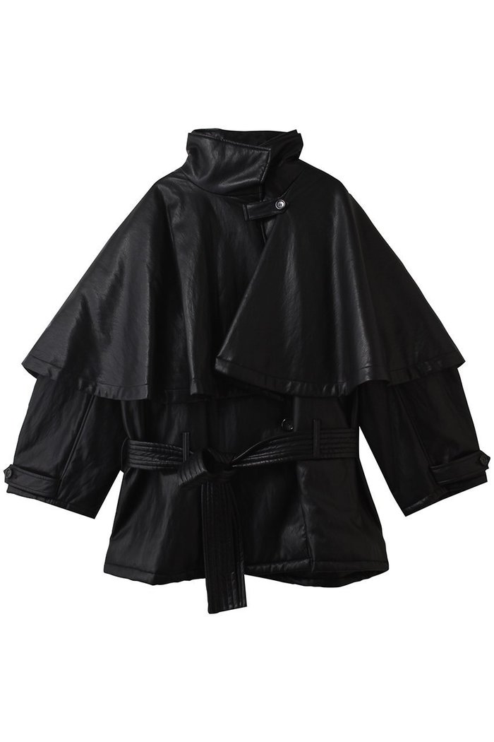 【プランク プロジェクト/PRANK PROJECT】のローベルテッドパディングブルゾン / Low-belted Padded Blouson インテリア・キッズ・メンズ・レディースファッション・服の通販 founy(ファニー) https://founy.com/ ファッション Fashion レディースファッション Fashion for Women アウター Coat / Outerwear Collection レディースジャケット・軽アウター Jackets ブルゾンジャケット・スポーティアウター Blouson Jackets ショート Short, Short Length ジャケット Jacket, Outerwear スタンド Stand Collar, Upright Stand フェイクレザー Faux Leather, PU Leather ブルゾン Blouson, Bomber Jacket リアル Real, Realistic 冬 Winter / This Winter |ID: prp329100004634678 ipo3291000000036101119