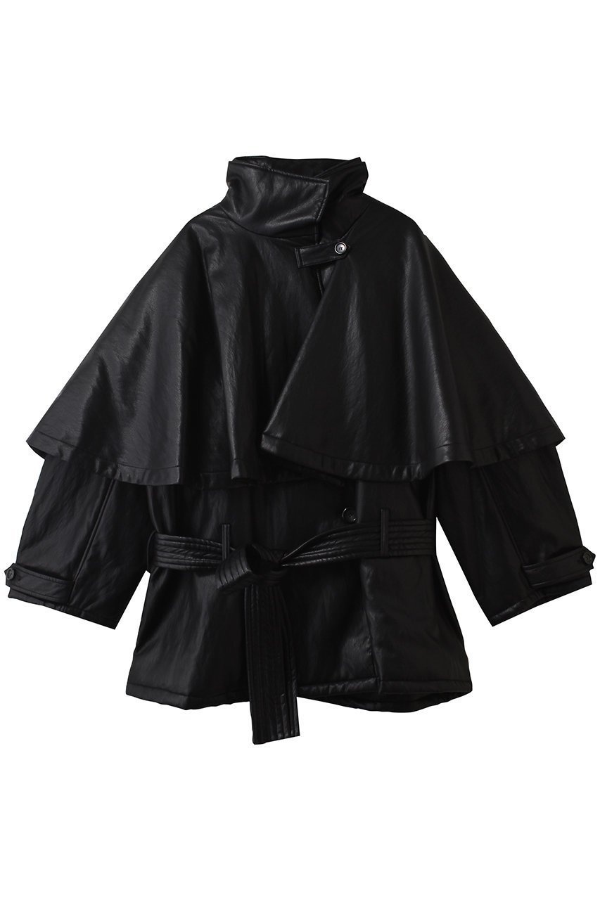 【プランク プロジェクト/PRANK PROJECT】のローベルテッドパディングブルゾン / Low-belted Padded Blouson 人気、トレンドファッション・服の通販 founy(ファニー) 　ファッション　Fashion　レディースファッション　Fashion for Women　アウター　Coat / Outerwear Collection　レディースジャケット・軽アウター　Jackets　ブルゾンジャケット・スポーティアウター　Blouson Jackets　ショート　Short, Short Length　ジャケット　Jacket, Outerwear　スタンド　Stand Collar, Upright Stand　フェイクレザー　Faux Leather, PU Leather　ブルゾン　Blouson, Bomber Jacket　リアル　Real, Realistic　冬　Winter / This Winter　 other-1|ID: prp329100004634678 ipo3291000000036501556