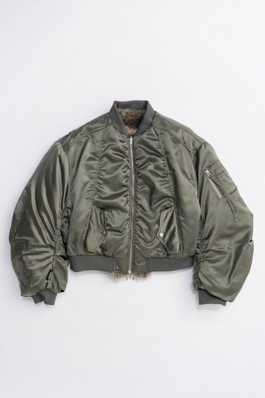 【プランク プロジェクト/PRANK PROJECT】のリバーシブルファーMA-1 / Reversible fur MA-1 人気、トレンドファッション・服の通販 founy(ファニー) 　ファッション　Fashion　レディースファッション　Fashion for Women　アウター　Coat / Outerwear Collection　レディースジャケット・軽アウター　Jackets　ブルゾンジャケット・スポーティアウター　Blouson Jackets　MA-1ジャケット　MA-1 Bomber Jackets / Flight Jackets　2025年　2025　2025-2026秋冬・A/W　Autumn/Winter 2025–26 AW25–26　ショート　Short, Short Length　ジャケット　Jacket, Outerwear　バランス　Balance, Style Balance　フェイクファー　Faux Fur, Imitation Fur　ブルゾン　Blouson, Bomber Jacket　モノトーン　Monotone, Black and White　リバーシブル　Reversible, Two-Sided　A/W・秋冬　Autumn/Winter　other-5|ID: prp329100004634679 ipo3291000000033369593