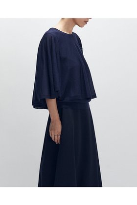 【プルミエ アロンディスモン/1er Arrondissement】 ケープレイヤードニットプルオーバー人気、トレンドファッション・服の通販 founy(ファニー) ファッション Fashion レディースファッション Fashion for Women トップス・カットソー Cut & Sew Tops ニット Knit Tops & Sweaters カジュアルプルオーバー・ニットトップス Pullovers & Knit Tops / Casual Pullovers 2025年 2025 2025-2026秋冬・A/W Autumn/Winter 2025–26 AW25–26 タンク Tank Top, Sleeveless Top デニム Denim, Jeans Material ボトム Bottoms, Lower Wear A/W・秋冬 Autumn/Winter |ID:prp329100004634682
