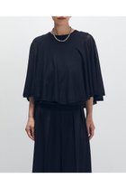 【プルミエ アロンディスモン/1er Arrondissement】のケープレイヤードニットプルオーバー 人気、トレンドファッション・服の通販 founy(ファニー) ファッション Fashion レディースファッション Fashion for Women トップス・カットソー Cut & Sew Tops ニット Knit Tops & Sweaters カジュアルプルオーバー・ニットトップス Pullovers & Knit Tops / Casual Pullovers 2025年 2025 2025-2026秋冬・A/W Autumn/Winter 2025–26 AW25–26 タンク Tank Top, Sleeveless Top デニム Denim, Jeans Material ボトム Bottoms, Lower Wear A/W・秋冬 Autumn/Winter thumbnail ブラック|ID: prp329100004634682 ipo3291000000033369628